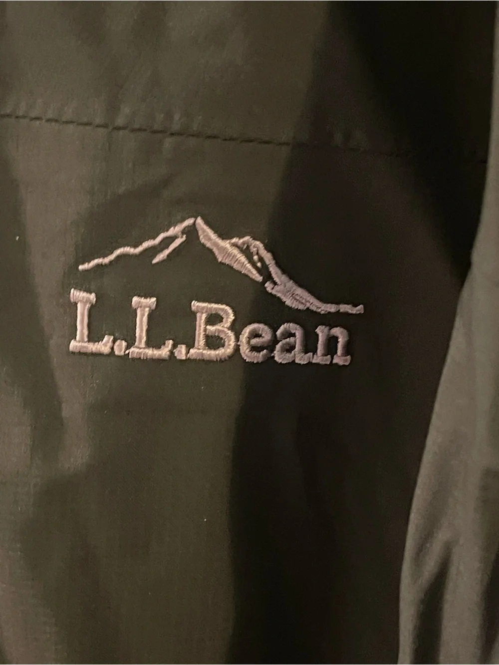 L.L. Bean Men's Hooded Olive Jacket